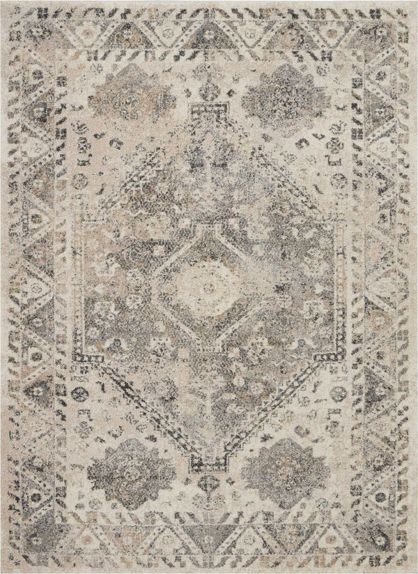 Nourison Sale Fusion FSS11 Cream/Grey Rug