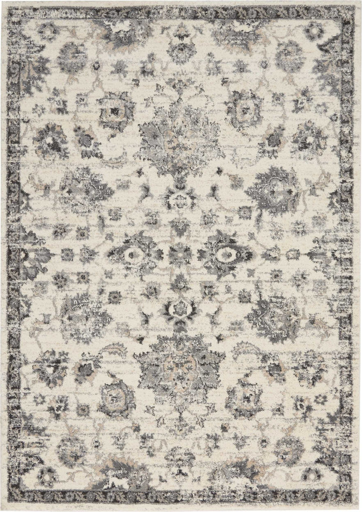 Nourison Sale Fusion FSS15 Cream/Grey Rug
