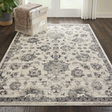 Nourison Sale Fusion FSS15 Cream/Grey Rug