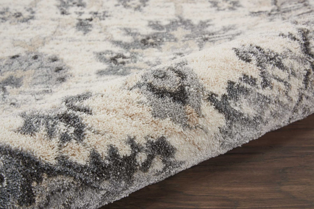 Nourison Sale Fusion FSS15 Cream/Grey Rug