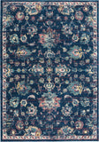 Nourison Clearance Fusion FSS15 Navy/Pink Rug