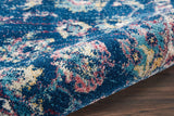 Nourison Clearance Fusion FSS15 Navy/Pink Rug