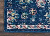Nourison Clearance Fusion FSS15 Navy/Pink Rug