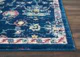 Nourison Clearance Fusion FSS15 Navy/Pink Rug