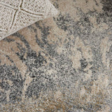 Nourison Sale Fusion FSS16 Cream Grey Rug
