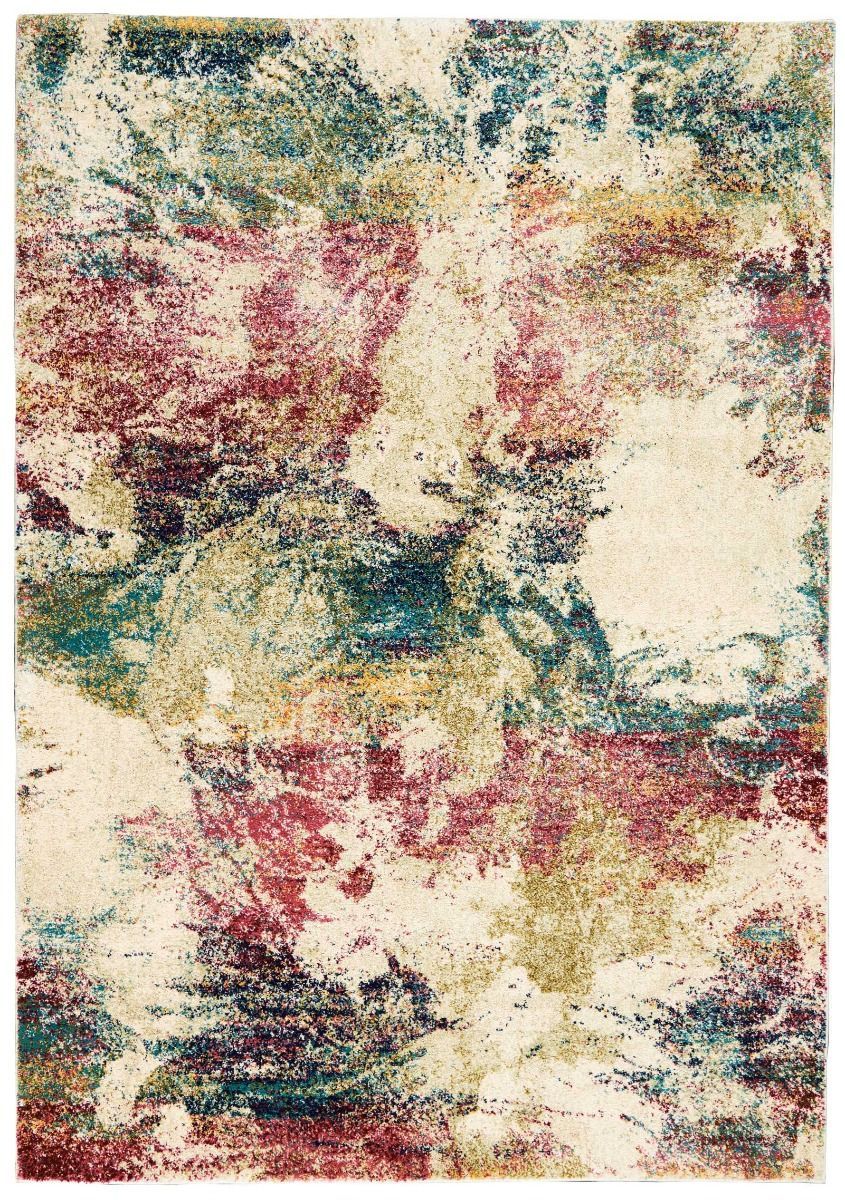 Nourison Clearance Fusion FSS17 Cream/Multi Rug