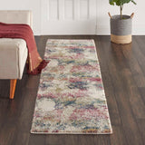 Nourison Clearance Fusion FSS17 Cream/Multi Rug