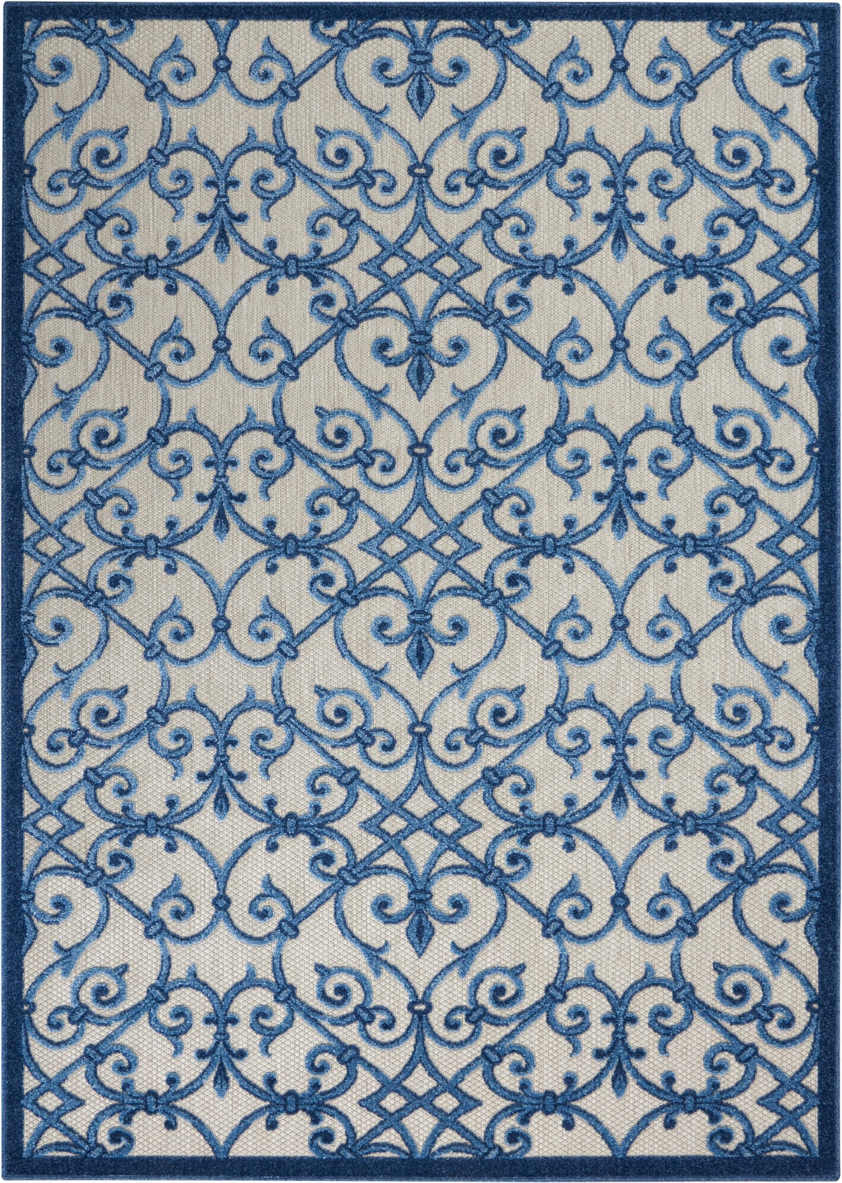 nourison aloha alh21 grey blue rug
