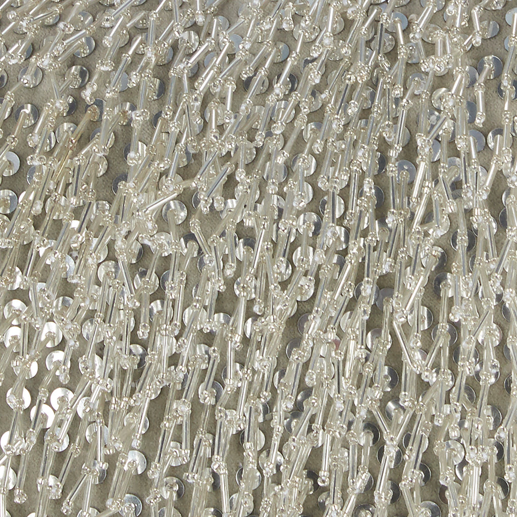 nourison luminescence z0727 silver pillow