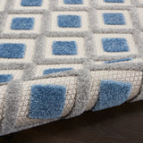 nourison aloha alh26 blue grey rug