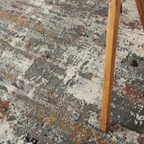 nourison tangra tnr02 grey multi rug