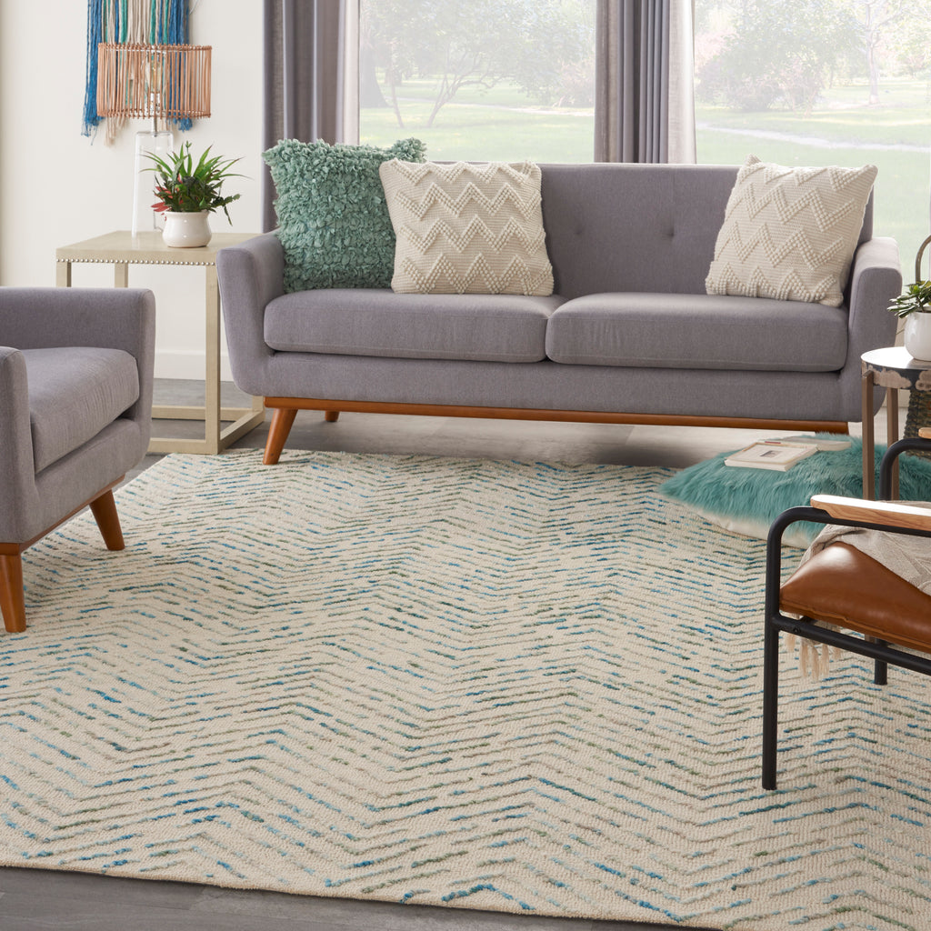 nourison colorado clr02 ivory green rug