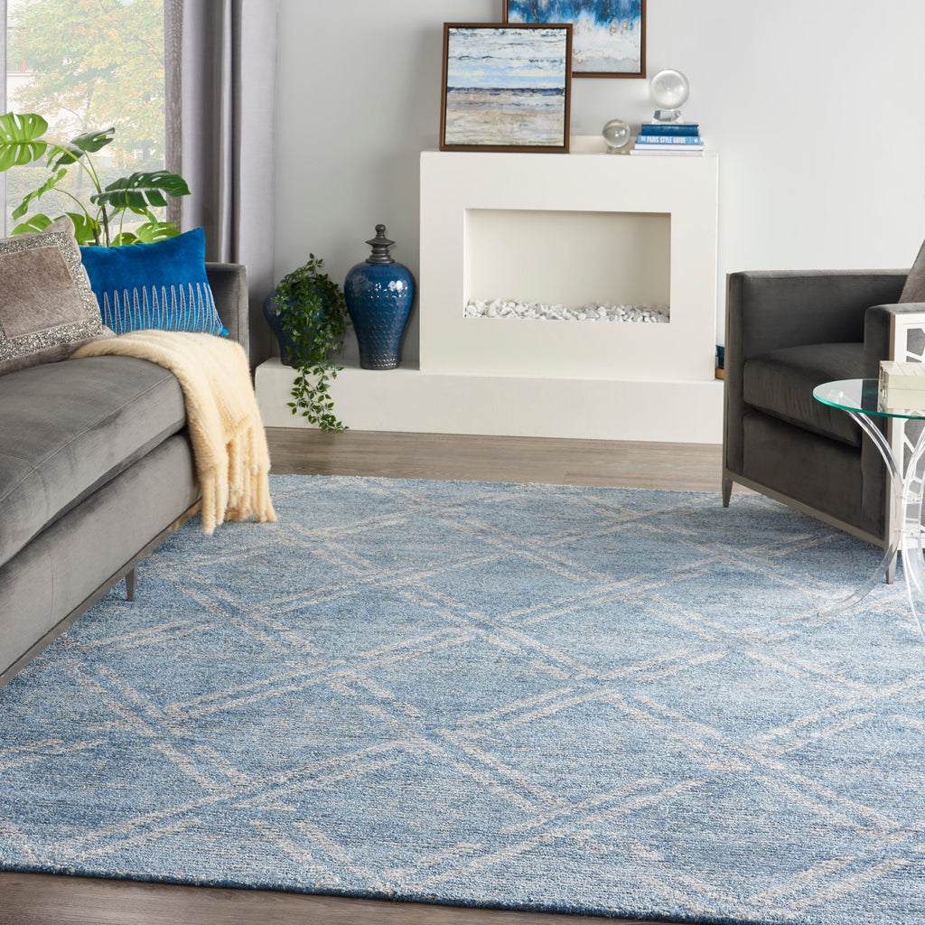 nourison venosa vsn01 blue ivory rug