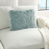 nourison shag tl004 celadon pillow