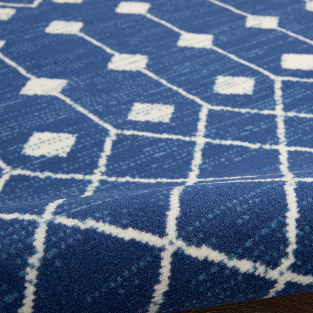 nourison grafix grf37 navy rug