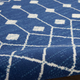 nourison grafix grf37 navy rug