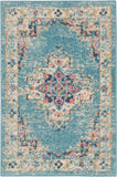 nourison passion psn03 light blue rug
