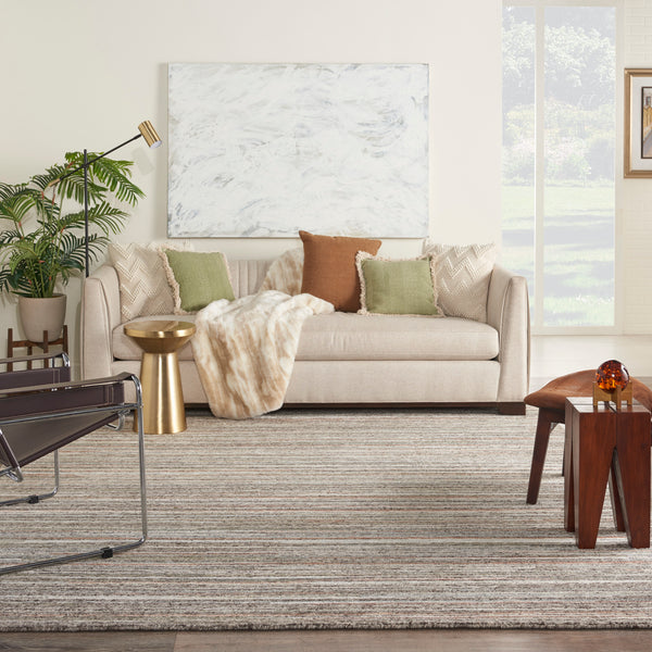 nourison plateau pae01 grey green rug