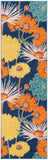 nourison allur alr06 navy multicolor rug