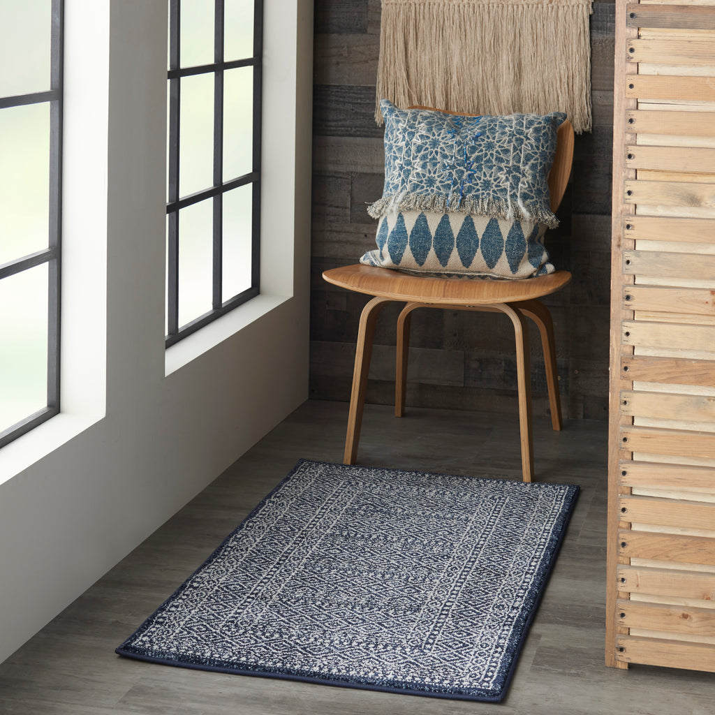 nourison palermo pmr04 navy grey rug