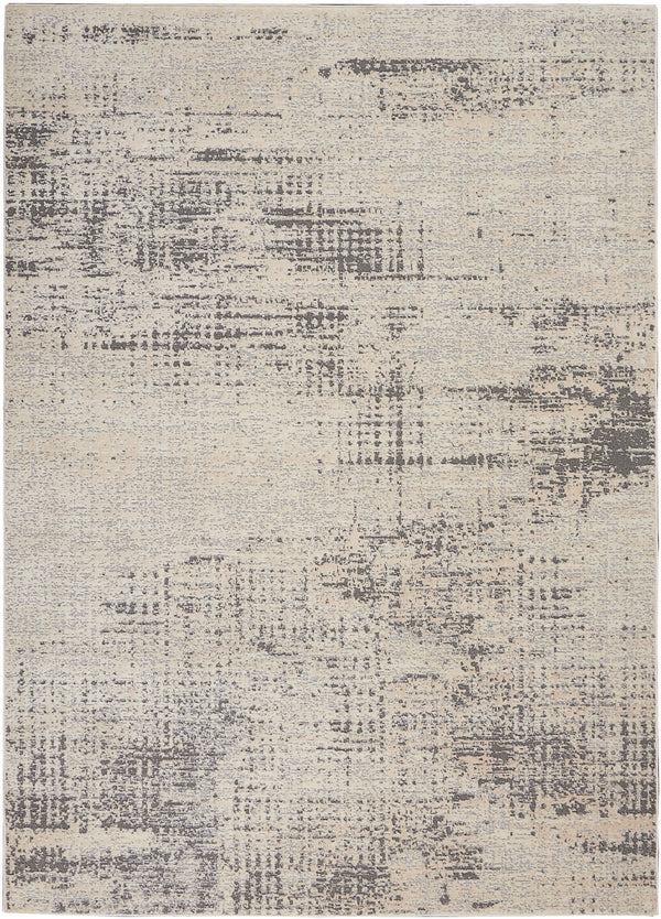 nourison rush ck953 ivory beige rug