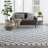 nourison moroccan shag mrs01 white rug