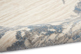 nourison ck005 enchanting ech01 ivory grey blue rug