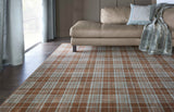Rugs Done Right Custom Gingham Plaid GINGP Cocoa Rug