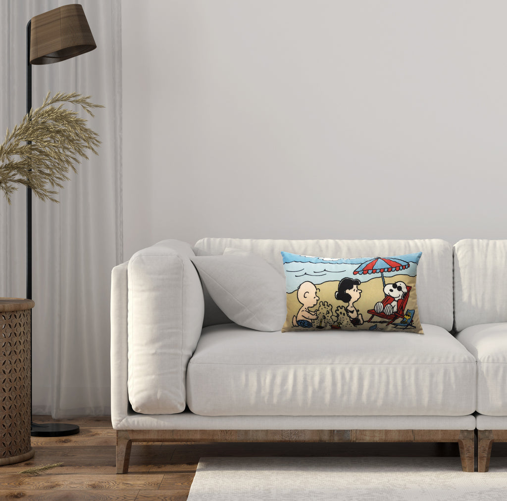 nourison peanuts qy924 multicolor pillow