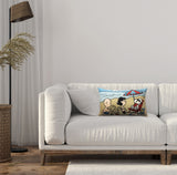 nourison peanuts qy924 multicolor pillow