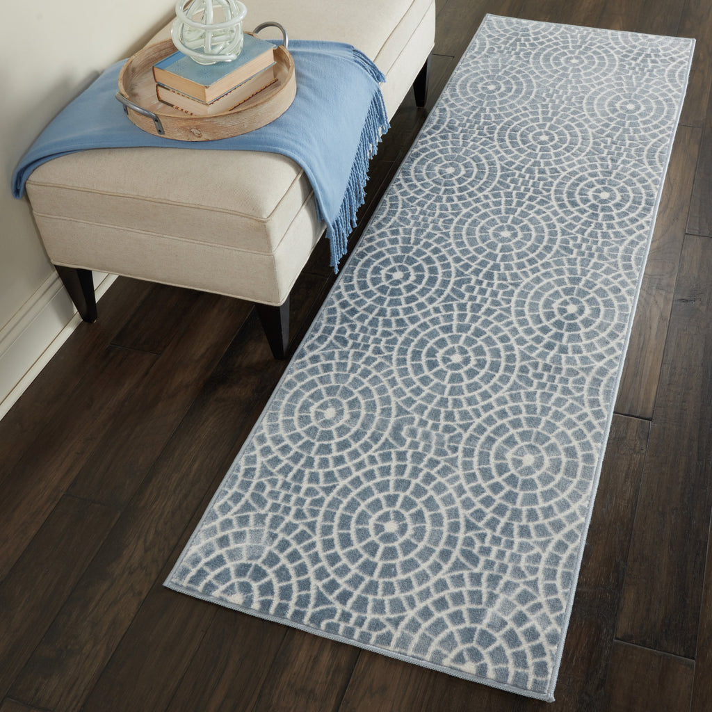 Nourison Sale Urban Chic URC04 Light Blue Rug