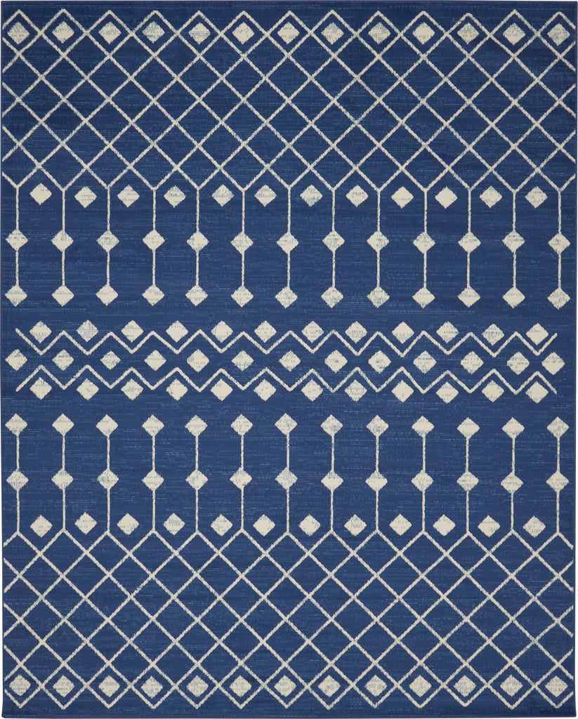 nourison grafix grf37 navy rug