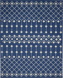 nourison grafix grf37 navy rug