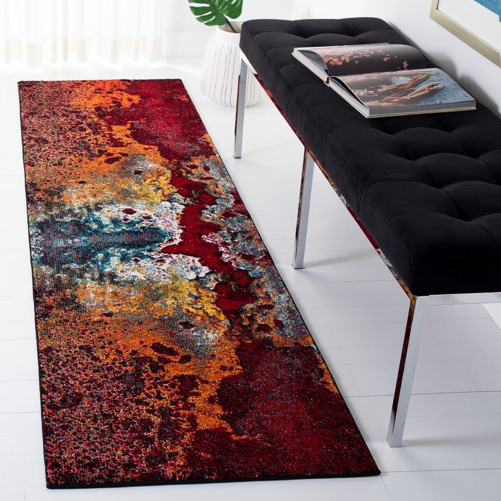 safavieh clearance glacier gla124q red rug