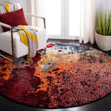 safavieh clearance glacier gla124q red rug