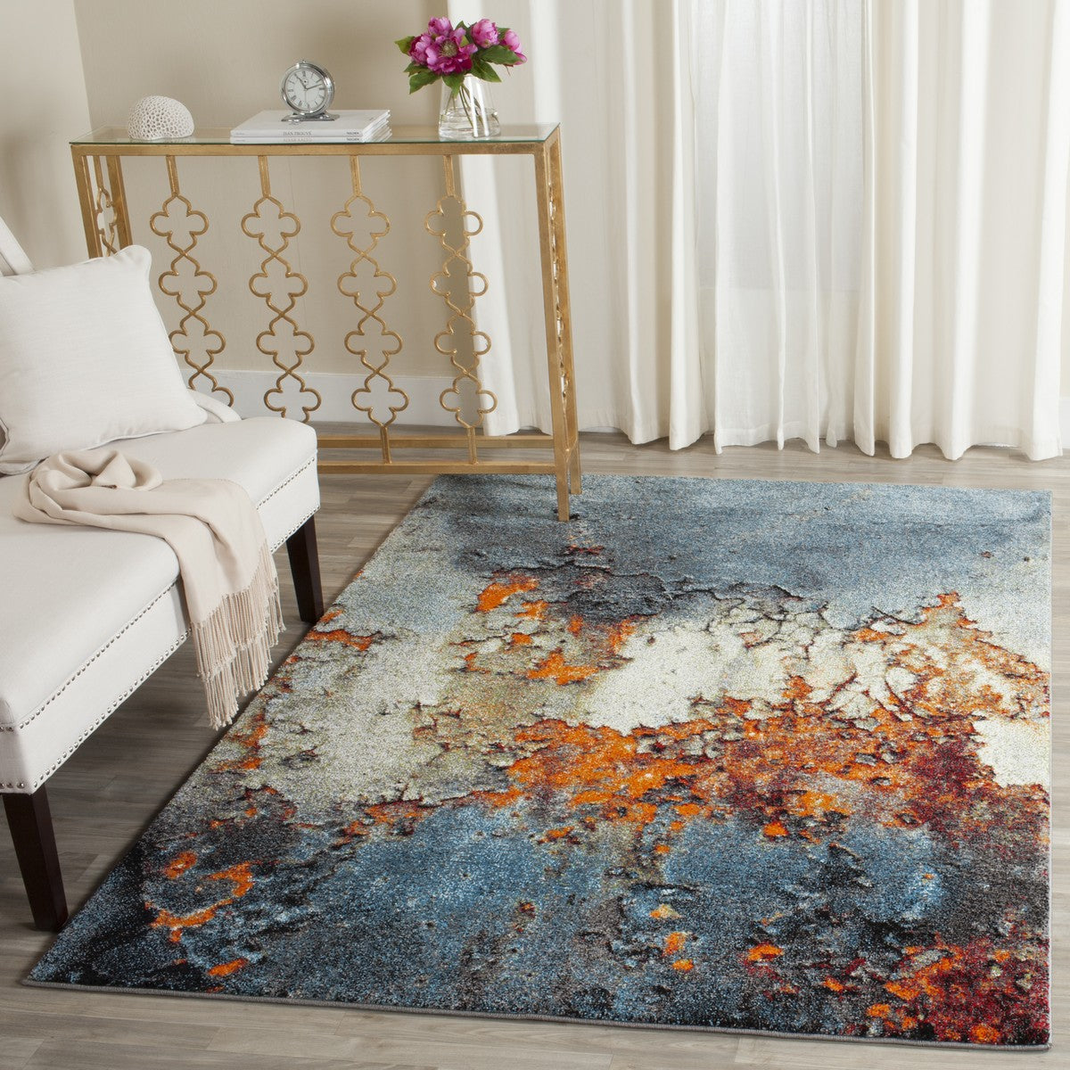 Safavieh Clearance Glacier GLA125B Blue Rug Rugs Done Right