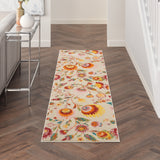 nourison allur alr08 ivory multicolor rug