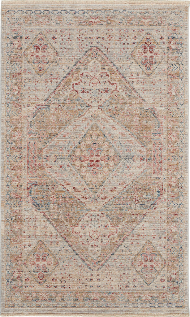 nourison homestead hms03 beige grey rug