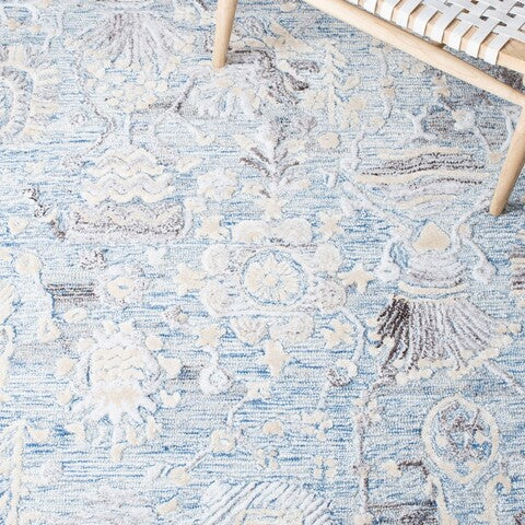 safavieh clearance glamour glm569m light blue rug