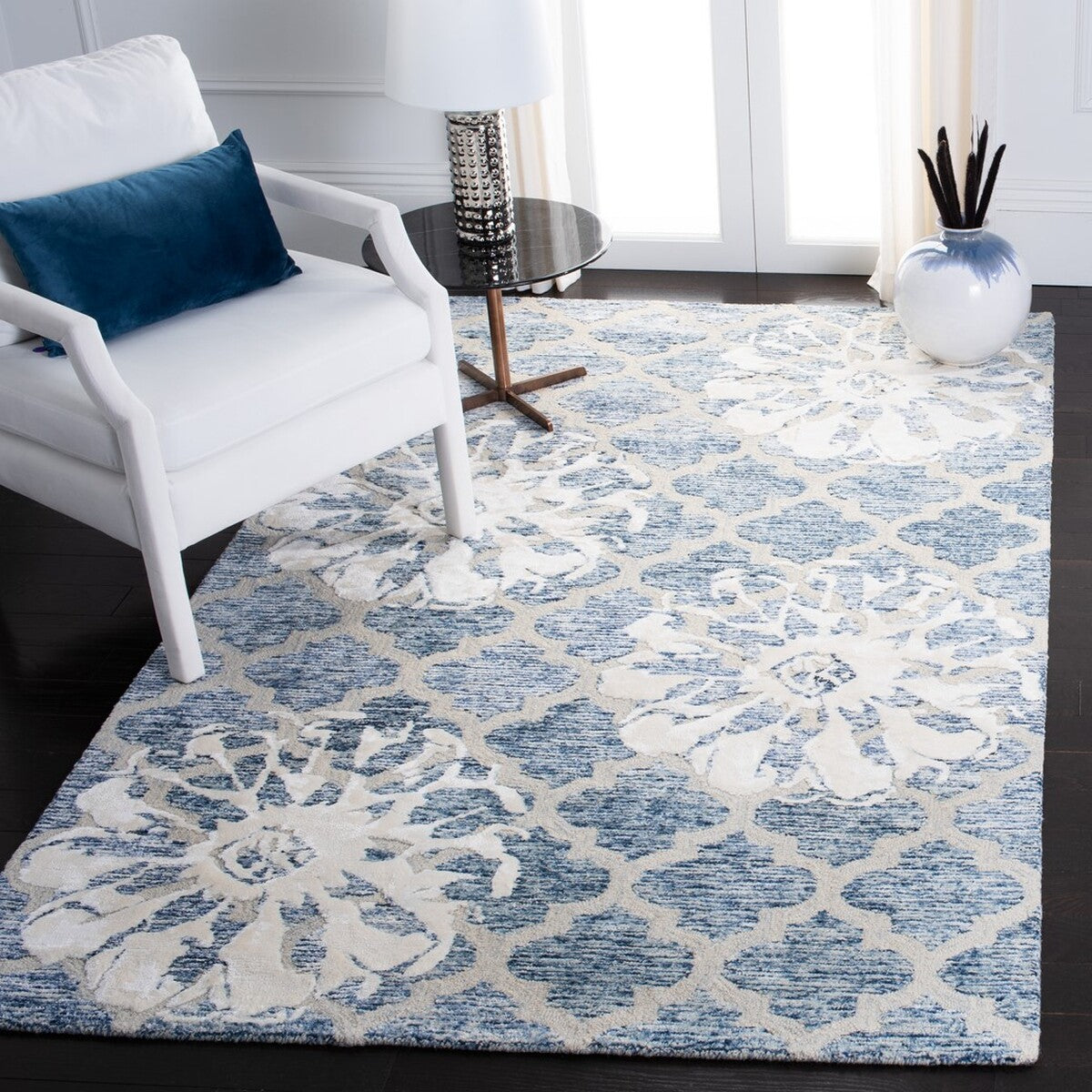 safavieh clearance glamour glm662n navy rug