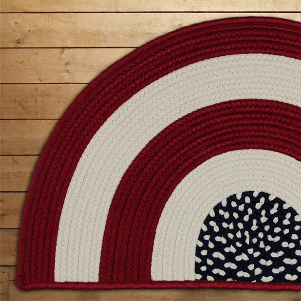 colonial mills glory gy00 red white blue rug