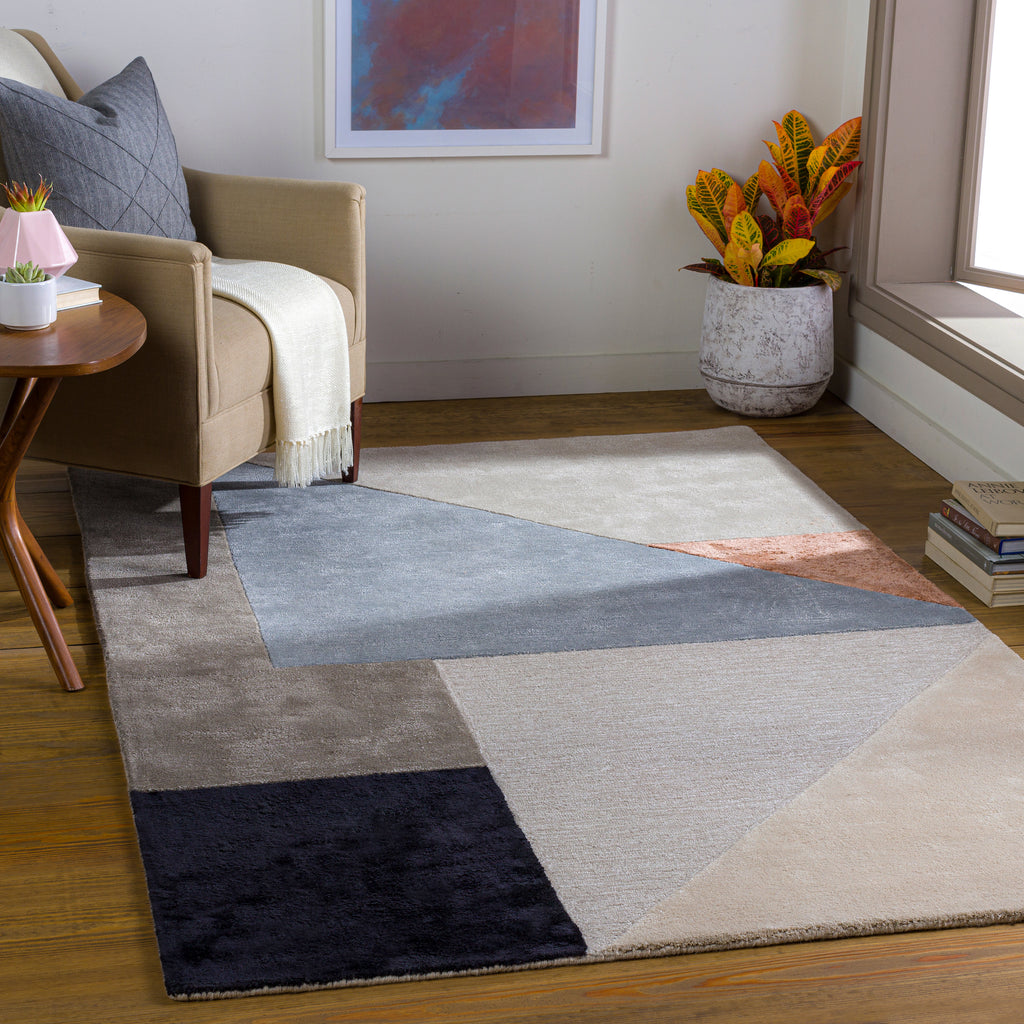 surya glasgow gls 2307 medium gray rug