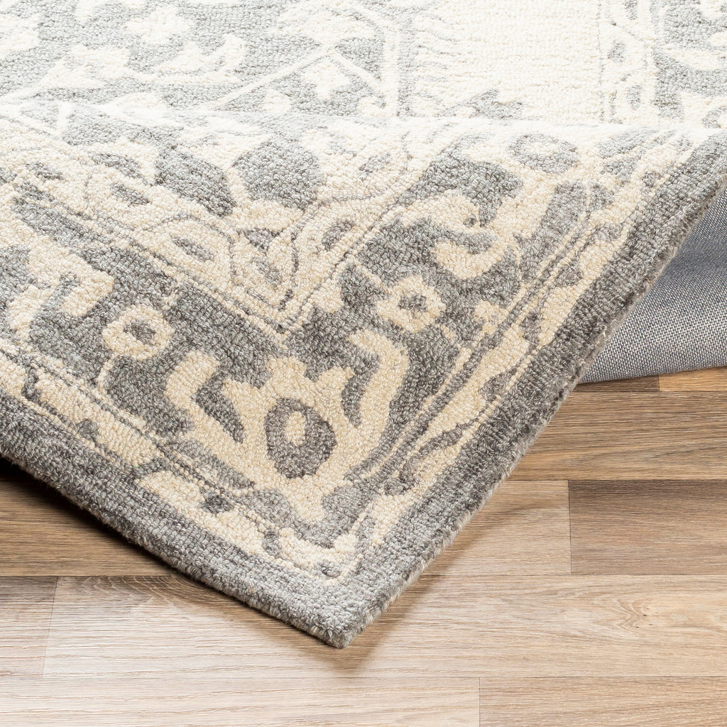 surya granada gnd 2307 medium gray rug