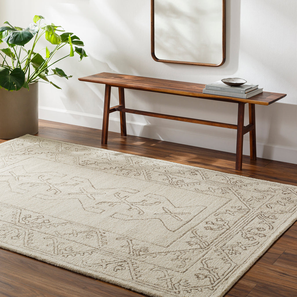 surya granada gnd 2355 light grey rug