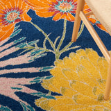 nourison allur alr06 navy multicolor rug