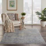 nourison lustrous weave luw04 blue grey rug
