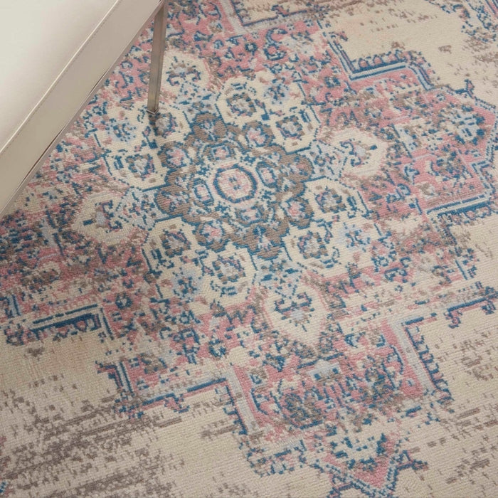 Nourison Clearance Grafix GRF14 Ivory Pink Rug