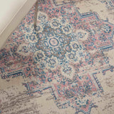 Nourison Clearance Grafix GRF14 Ivory Pink Rug