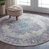 Nourison Clearance Grafix GRF14 Ivory Pink Rug