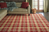 Rugs Done Right Custom Grand Tartan PT48 Red Rug